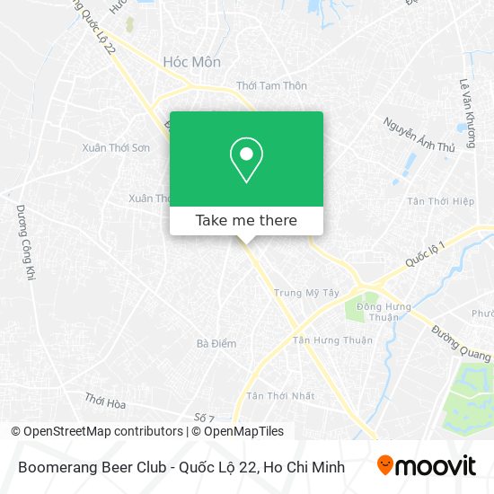 Boomerang Beer Club - Quốc Lộ 22 map