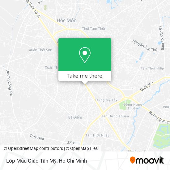 Lớp Mẫu Giáo Tân Mỹ map