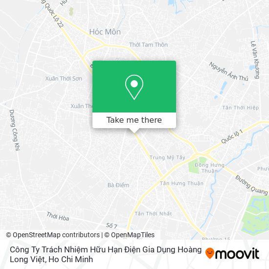 Công Ty Trách Nhiệm Hữu Hạn Điện Gia Dụng Hoàng Long Việt map