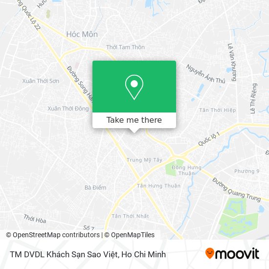 TM DVDL Khách Sạn Sao Việt map