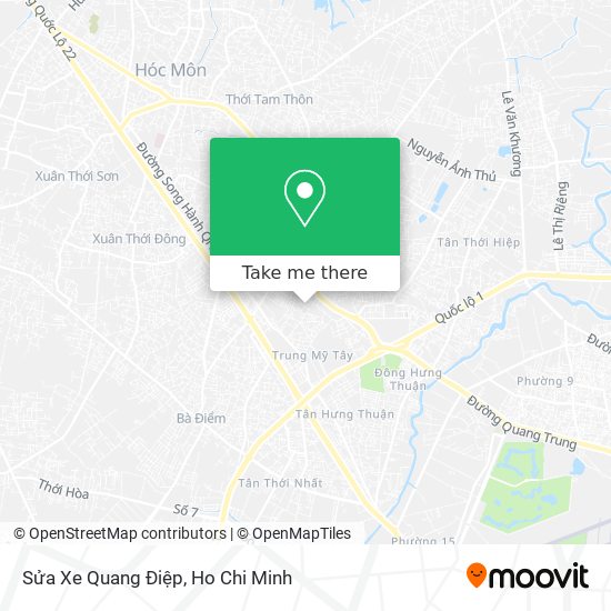 Sửa Xe Quang Điệp map