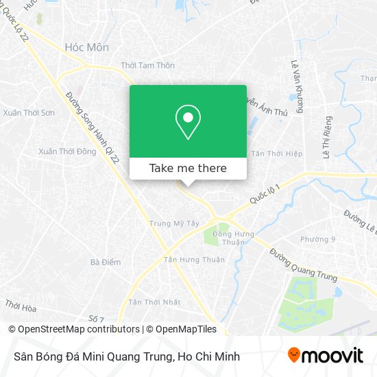 Sân Bóng Đá Mini Quang Trung map