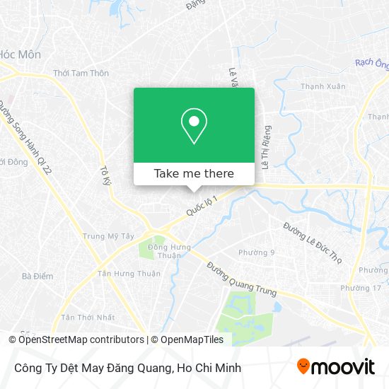 Công Ty Dệt May Đăng Quang map