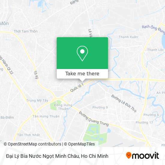 Đại Lý Bia Nước Ngọt Minh Châu map