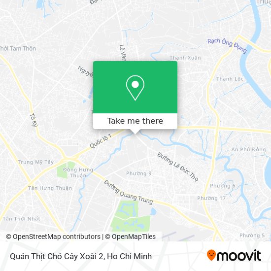 Quán Thịt Chó Cây Xoài 2 map