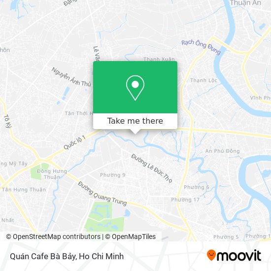 Quán Cafe Bà Bảy map