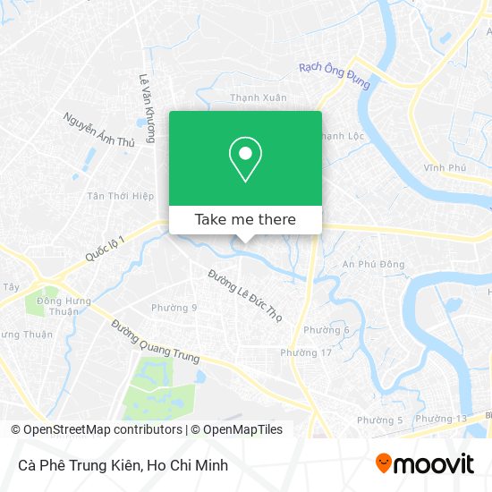 Cà Phê Trung Kiên map