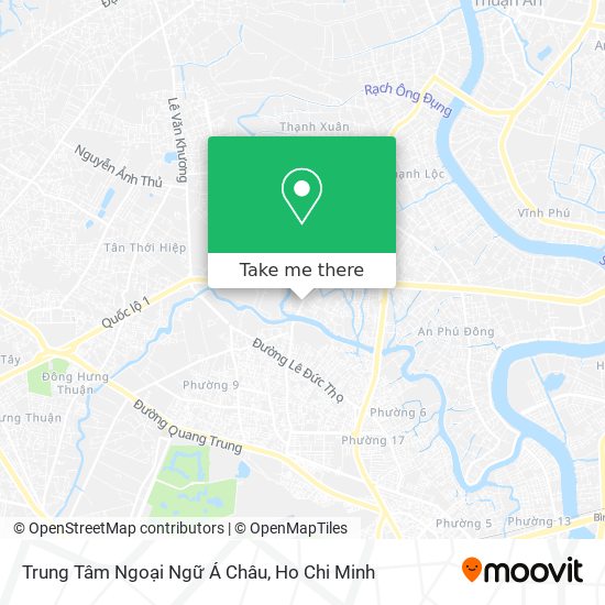 Trung Tâm Ngoại Ngữ Á Châu map