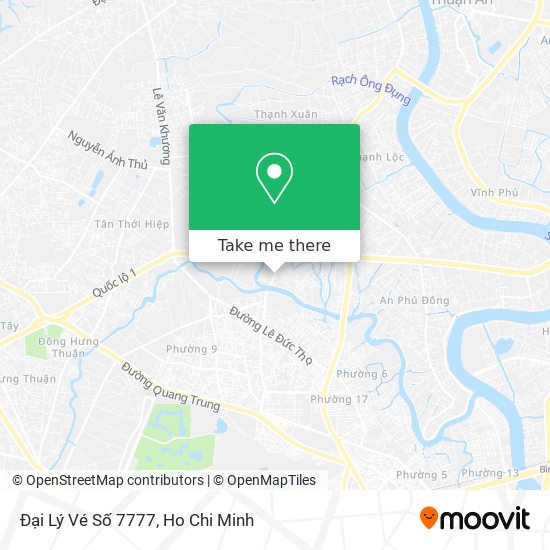 Đại Lý Vé Số 7777 map