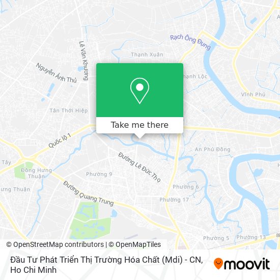 Đầu Tư Phát Triển Thị Trường Hóa Chất (Mdi) - CN map