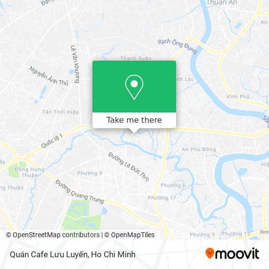 Quán Cafe Lưu Luyến map