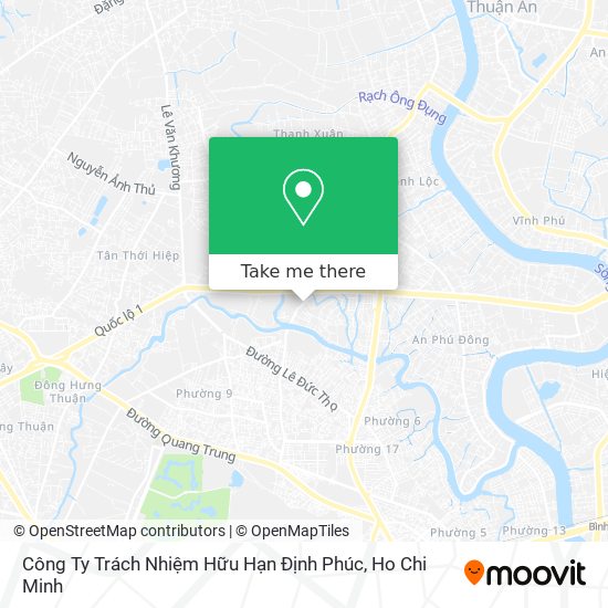 Công Ty Trách Nhiệm Hữu Hạn Định Phúc map