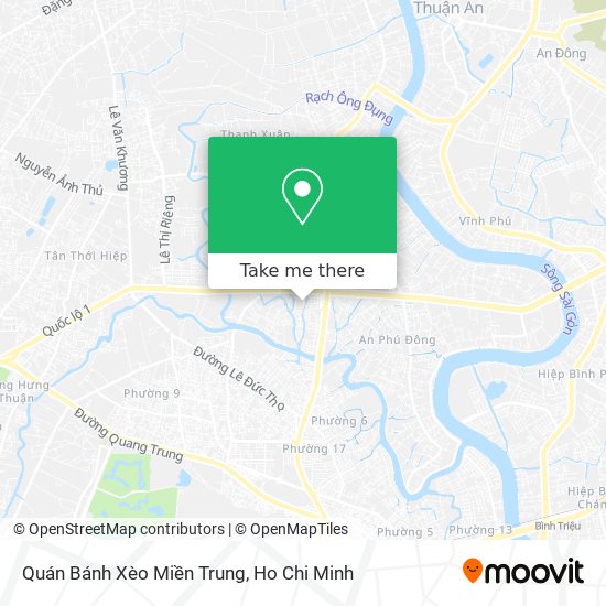 Quán Bánh Xèo Miền Trung map
