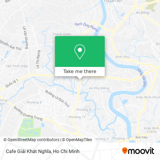 Cafe Giải Khát Nghĩa map