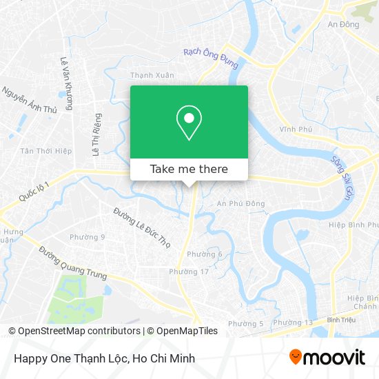 Happy One Thạnh Lộc map