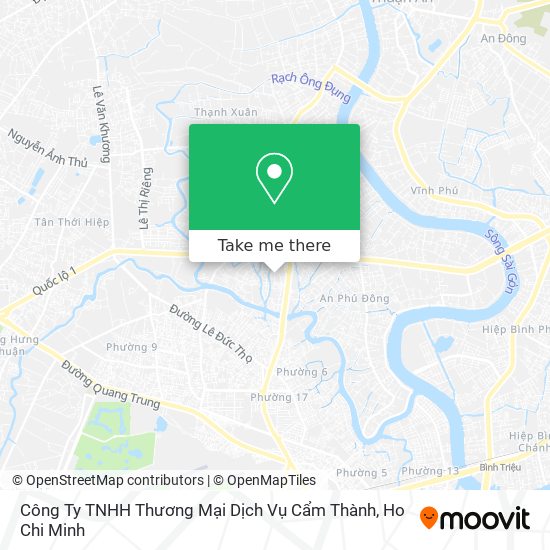 Công Ty TNHH Thương Mại Dịch Vụ Cẩm Thành map