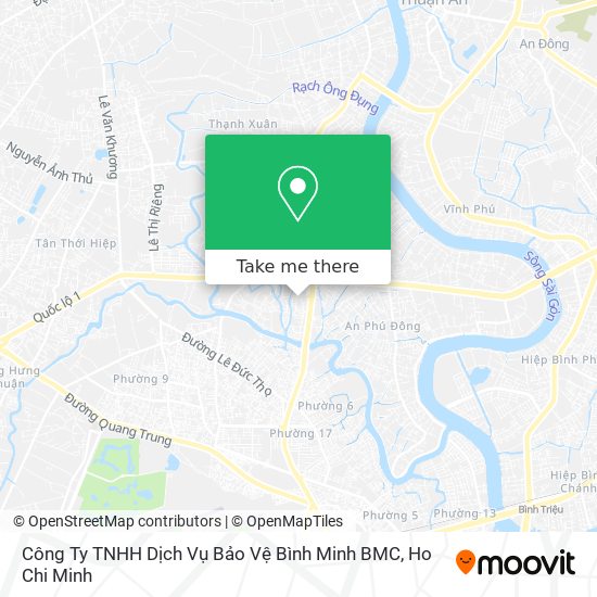 Công Ty TNHH Dịch Vụ Bảo Vệ Bình Minh BMC map