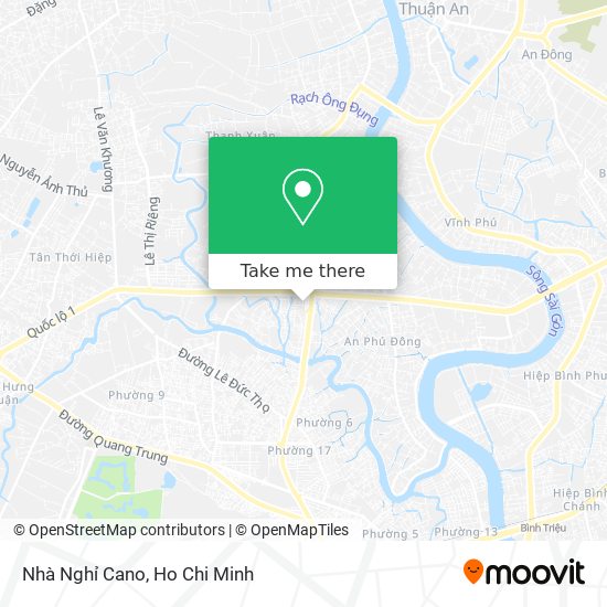 Nhà Nghỉ Cano map