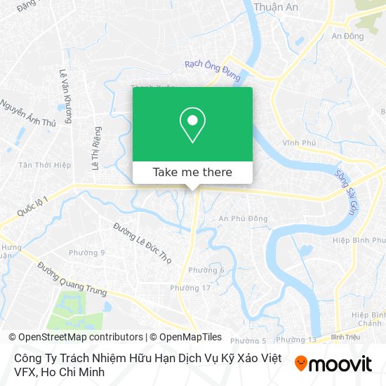 Công Ty Trách Nhiệm Hữu Hạn Dịch Vụ Kỹ Xảo Việt VFX map