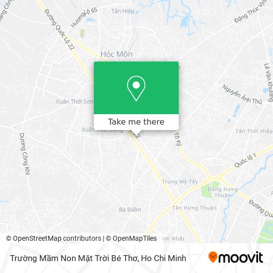 Trường Mầm Non Mặt Trời Bé Thơ map