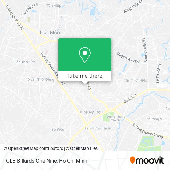 CLB Billards One Nine map