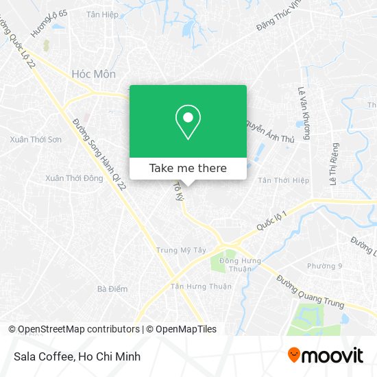Sala Coffee map