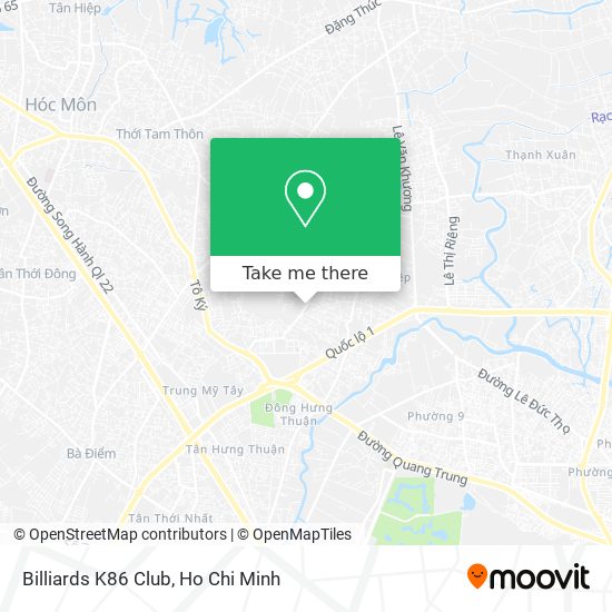 Billiards K86 Club map