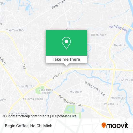 Begin Coffee map