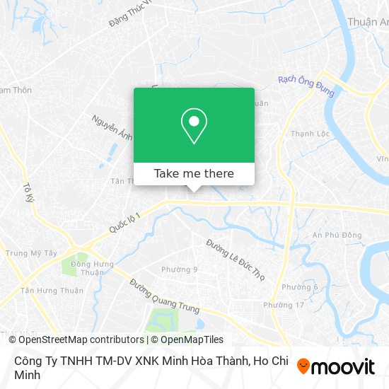 Công Ty TNHH TM-DV XNK Minh Hòa Thành map