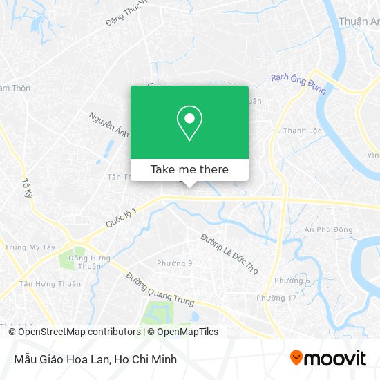 Mẫu Giáo Hoa Lan map