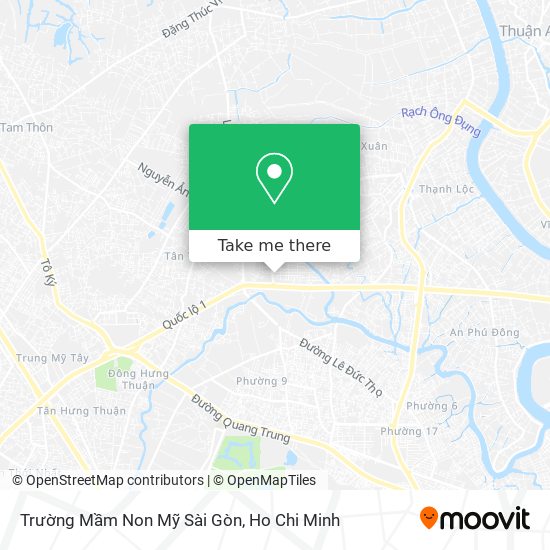 Trường Mầm Non Mỹ Sài Gòn map