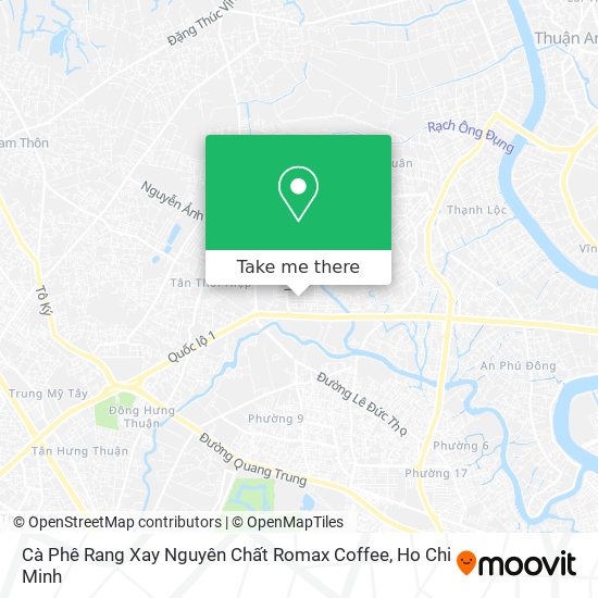 Cà Phê Rang Xay Nguyên Chất Romax Coffee map