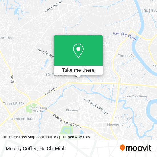 Melody Coffee map