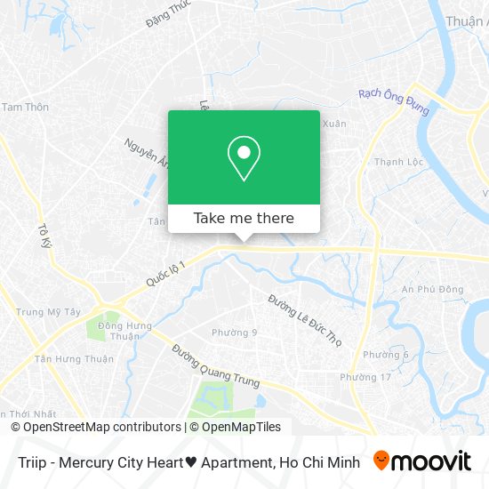 Triip - Mercury City Heart♥ Apartment map