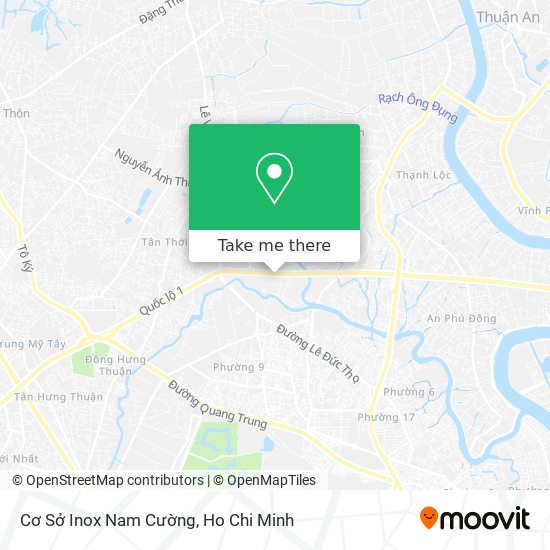 Cơ Sở Inox Nam Cường map