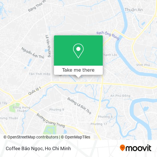 Coffee Bảo Ngọc map