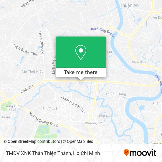 TMDV XNK Thân Thiện Thành map