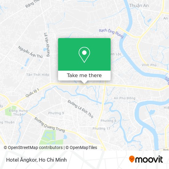 Hotel Ăngkor map