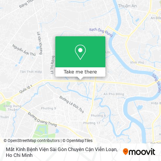 Mắt Kính Bệnh Viện Sài Gòn Chuyên Cận Viễn Loạn map