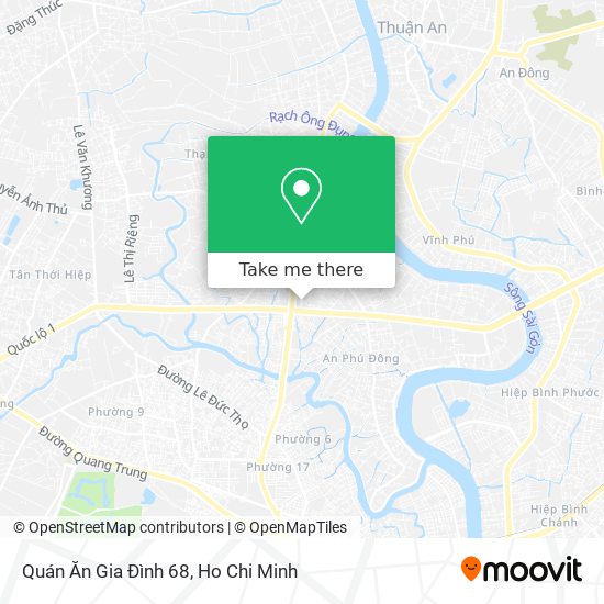 Quán Ăn Gia Đình 68 map