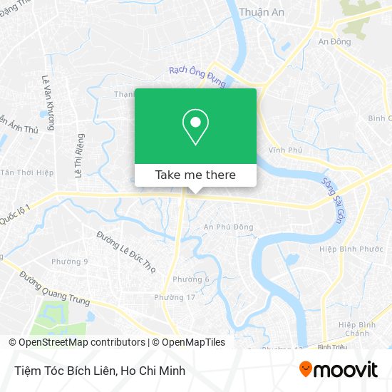 Tiệm Tóc Bích Liên map
