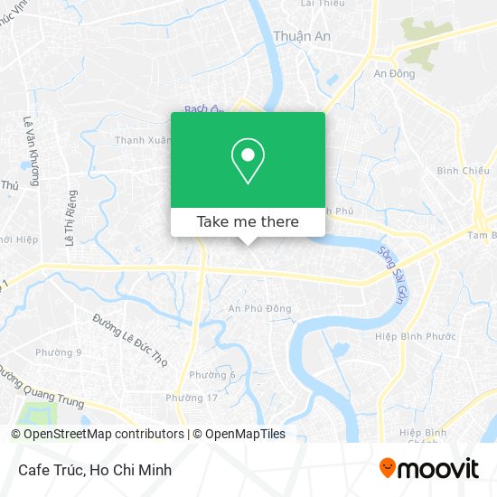 Cafe Trúc map