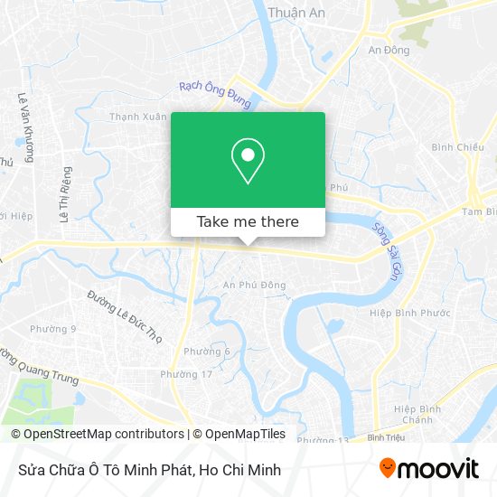Sửa Chữa Ô Tô Minh Phát map