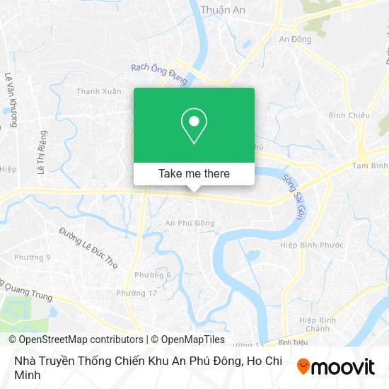 Nhà Truyền Thống Chiến Khu An Phú Đông map
