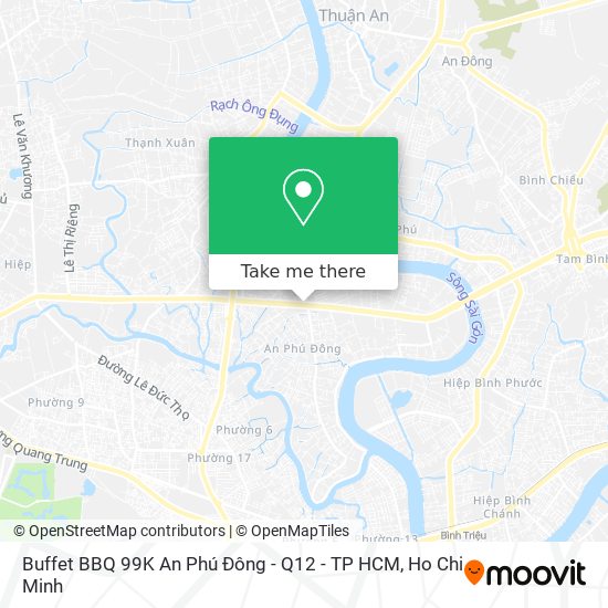 Buffet BBQ 99K An Phú Đông - Q12 - TP HCM map