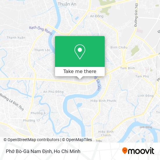Phở Bò-Gà Nam Định map