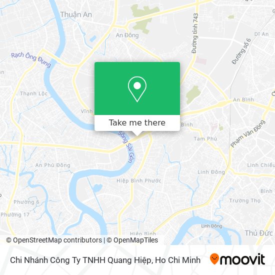 Chi Nhánh Công Ty TNHH Quang Hiệp map