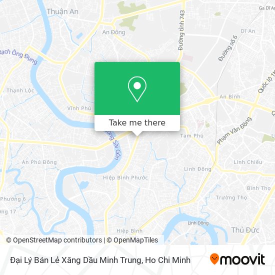 Đại Lý Bán Lẻ Xăng Dầu Minh Trung map