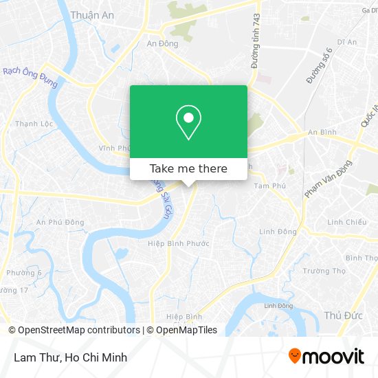 Lam Thư map