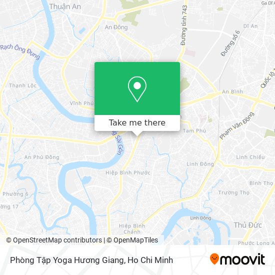 Phòng Tập Yoga Hương Giang map